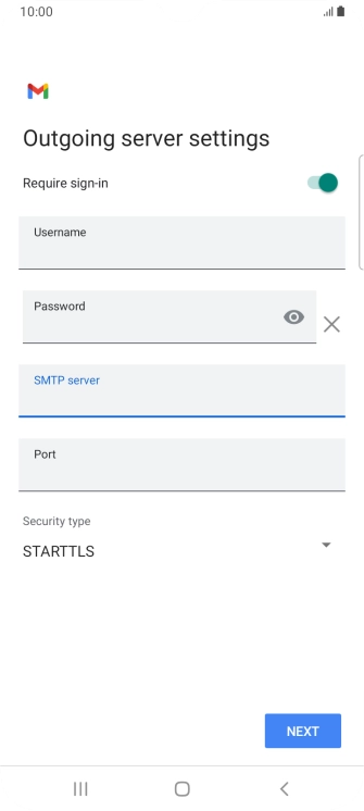 Press the field below Press the field below