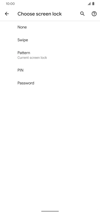 Press None. Press None.