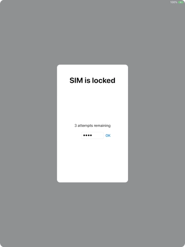 If your SIM is locked, key in your PIN and press OK. The default PIN is 1111. If your SIM is locked, key in your PIN and press OK. The default PIN is 1111.
