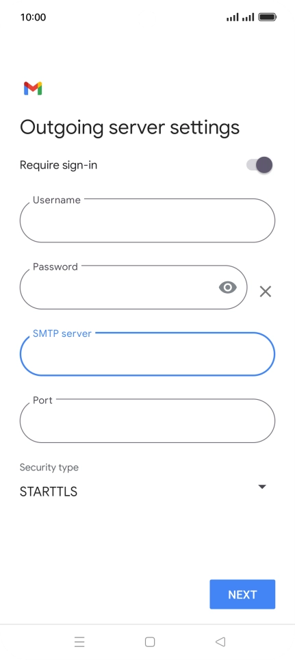 Press the field below Press the field below