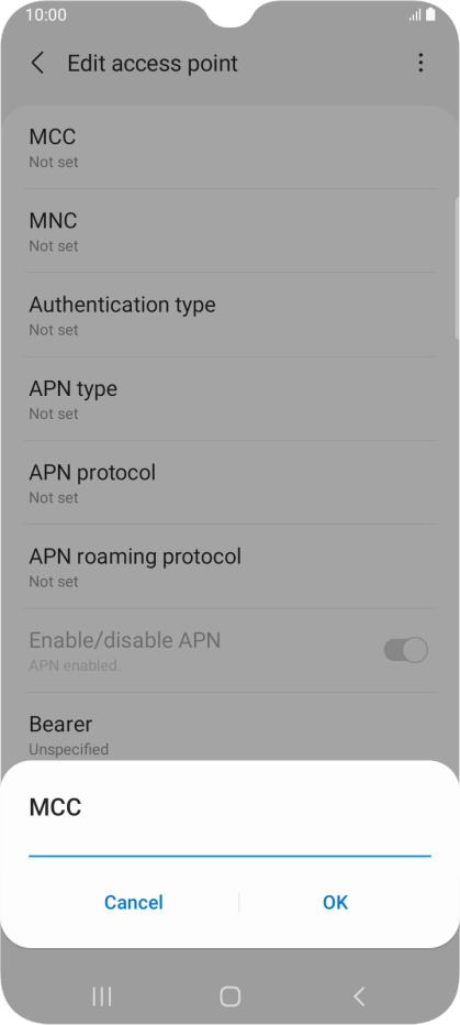 Key in 234 and press OK. Key in 234 and press OK.