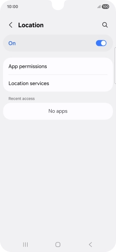 Press App permissions. Press App permissions.