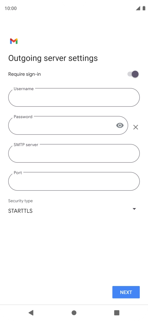 Press the indicator next to Press the indicator next to