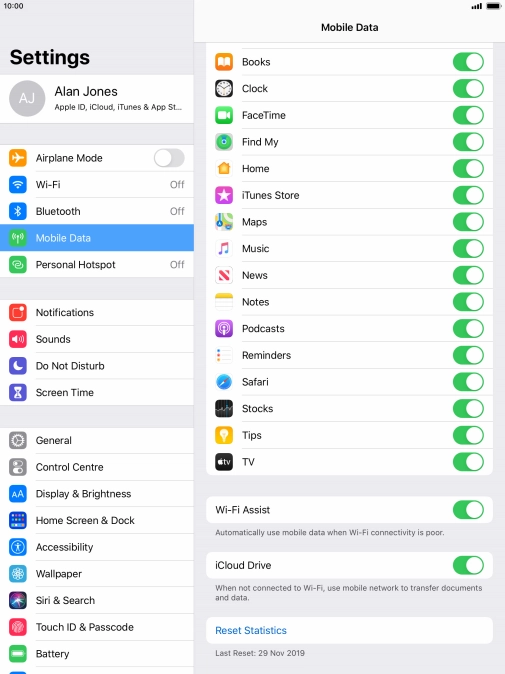 Press the indicator next to Press the indicator next to