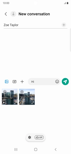 Press the gallery icon and go to the required folder. Press the gallery icon and go to the required folder.