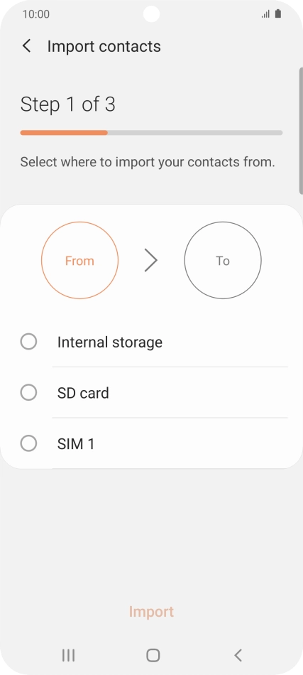 Press the name of the SIM. Press the name of the SIM.