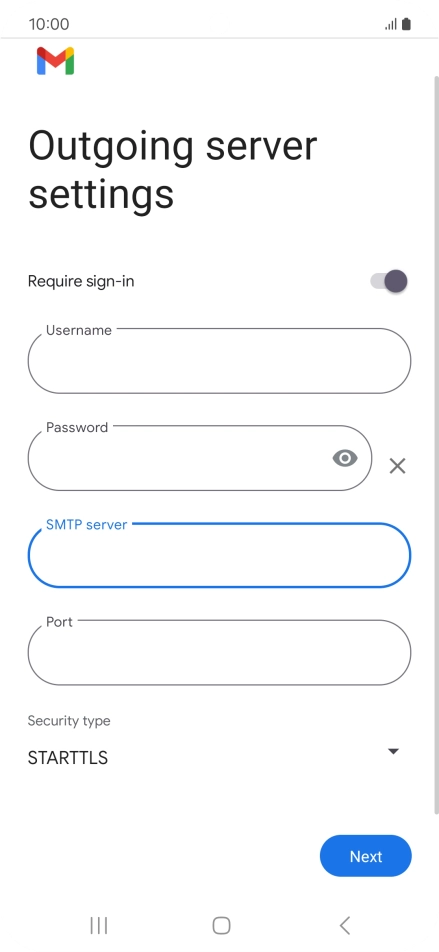 Press the field below Press the field below