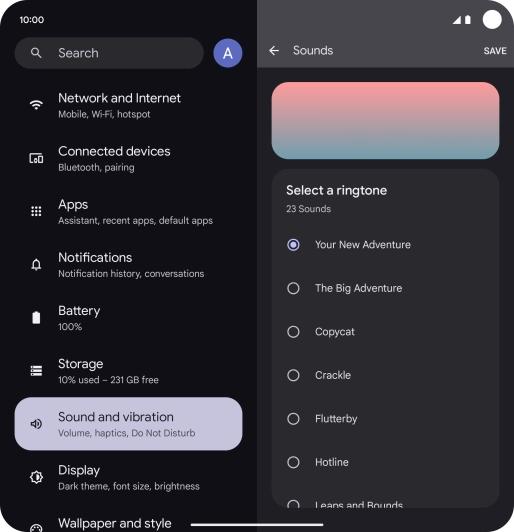 Press the required ring tones to hear them. Press the required ring tones to hear them.