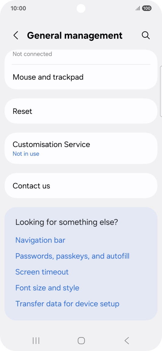 Press Reset. Press Reset.
