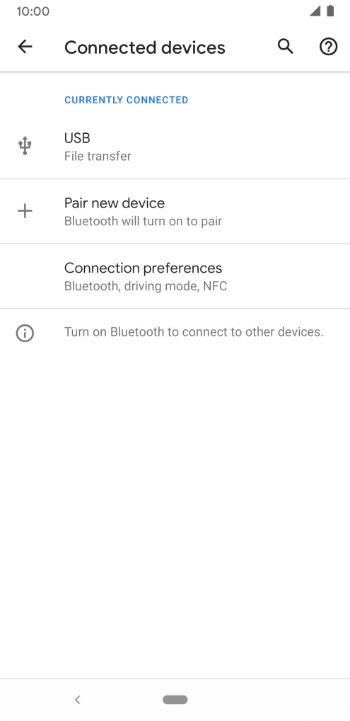Press Pair new device. Press Pair new device.