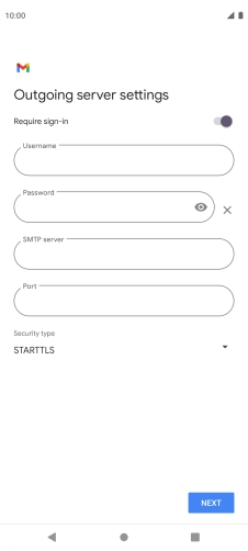 Press the indicator next to Press the indicator next to