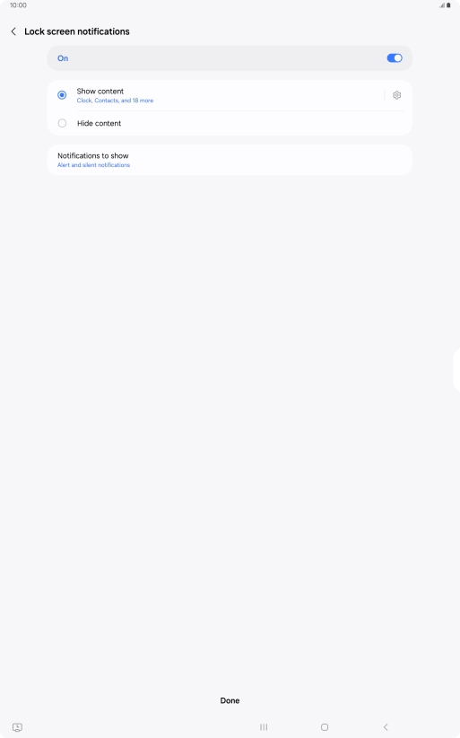 Press Done. Press Done.