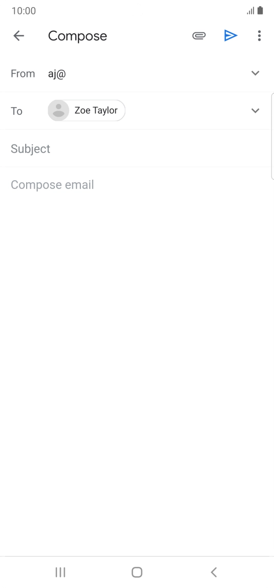Press Subject and key in the required subject. Press Subject and key in the required subject.