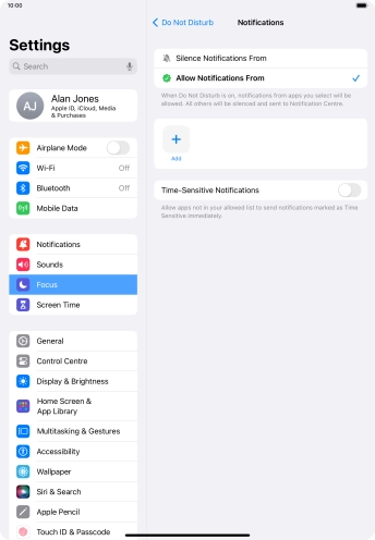 Press the indicator next to Press the indicator next to
