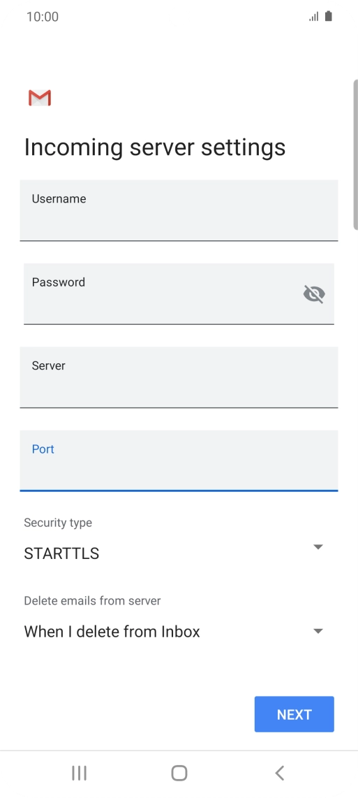 Press the drop down list below Press the drop down list below