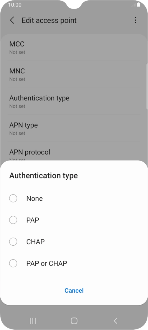 Press PAP. Press PAP.