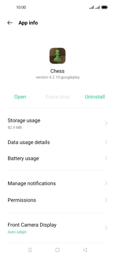 Press Storage usage. Press Storage usage.