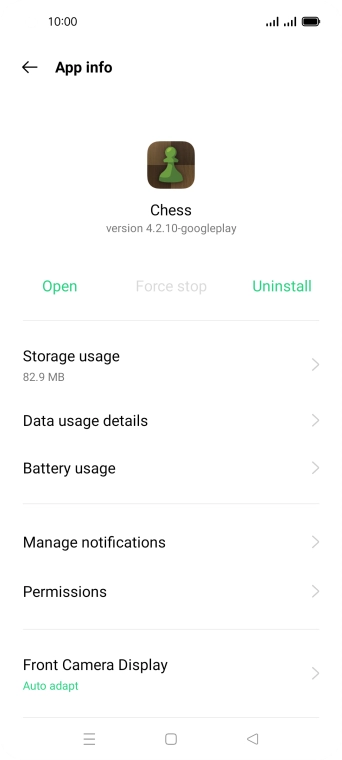 Press Storage usage. Press Storage usage.