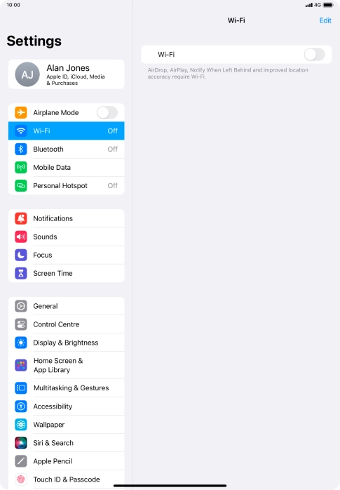 Press the indicator next to Press the indicator next to