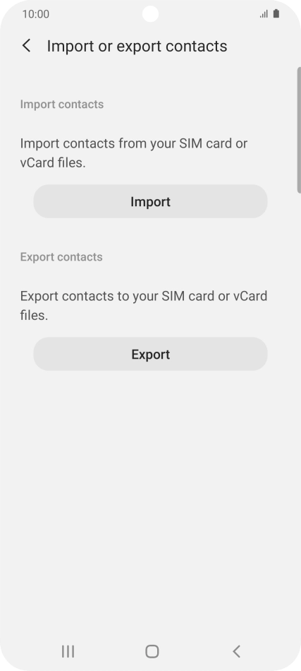 Press Import. Press Import.