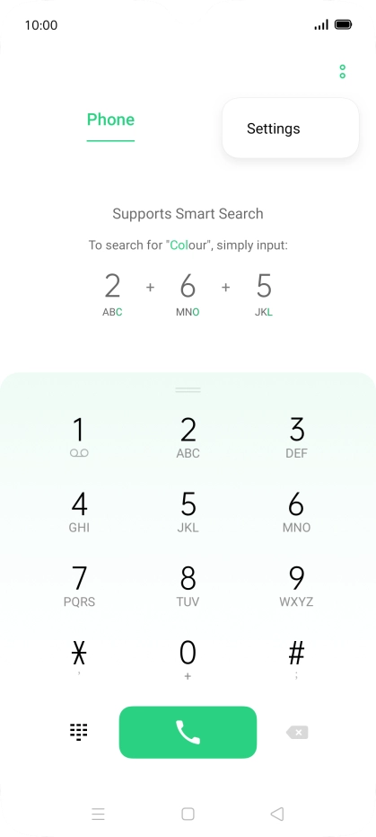 Press Settings. Press Settings.