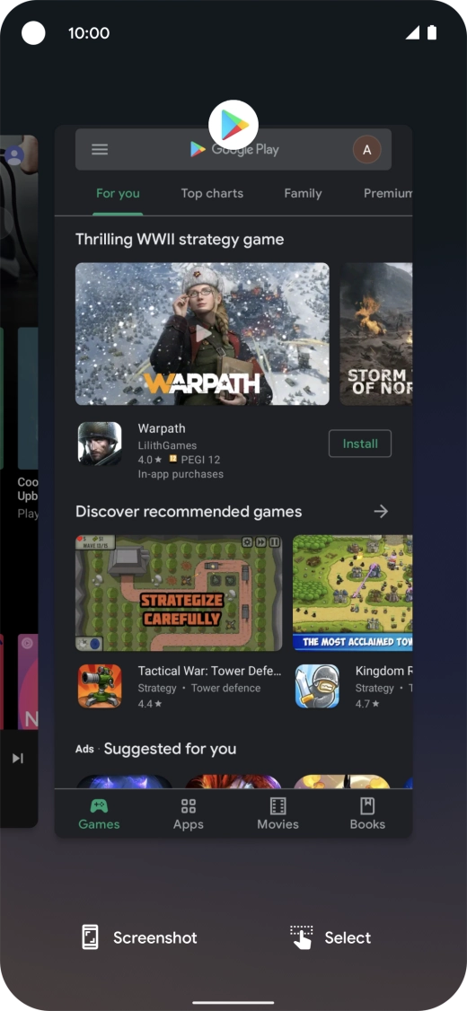 To end one running application, slide your finger upwards on the required application. To end one running application, slide your finger upwards on the required application.