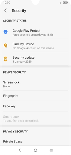 Press the Home key to return to the home screen. Press the Home key to return to the home screen.