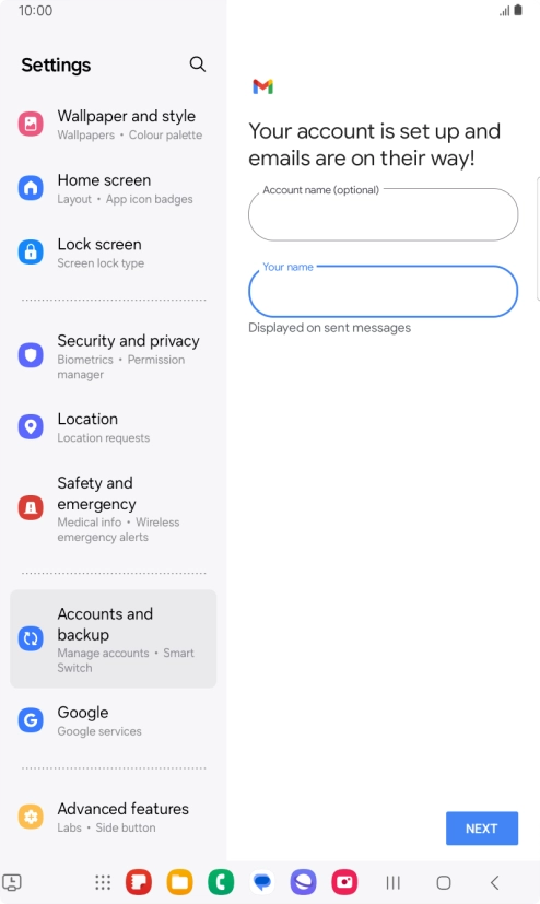 Press NEXT. Press NEXT.