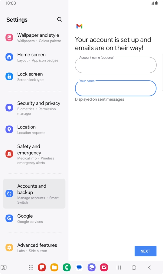Press NEXT. Press NEXT.