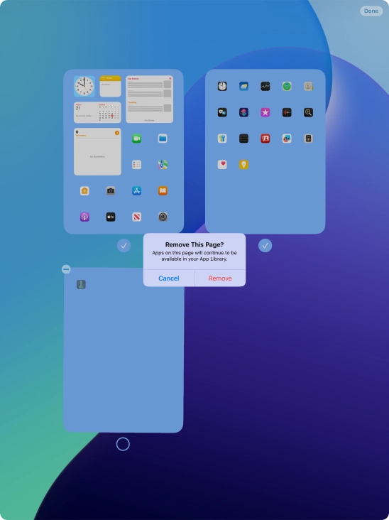 Press Remove. Press Remove.