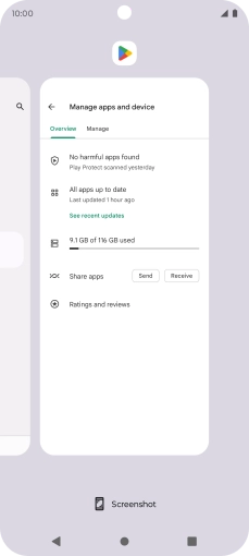 To end one running application, slide your finger upwards on the required application. To end one running application, slide your finger upwards on the required application.