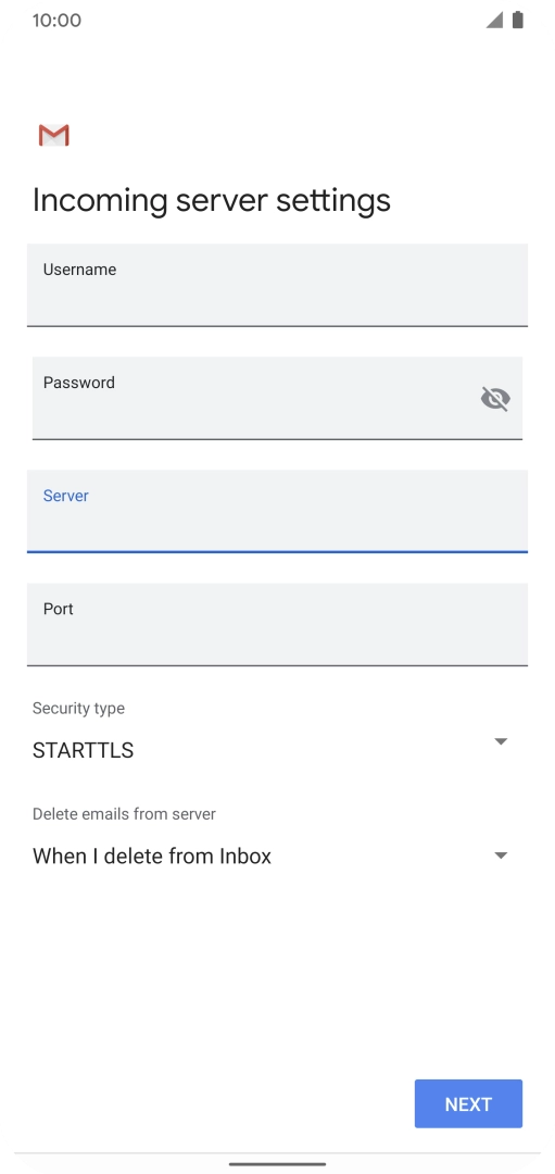 Press the field below Press the field below