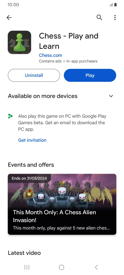 Press Uninstall. Press Uninstall.