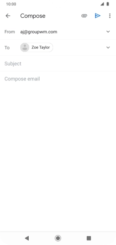 Press Subject and key in the required subject. Press Subject and key in the required subject.