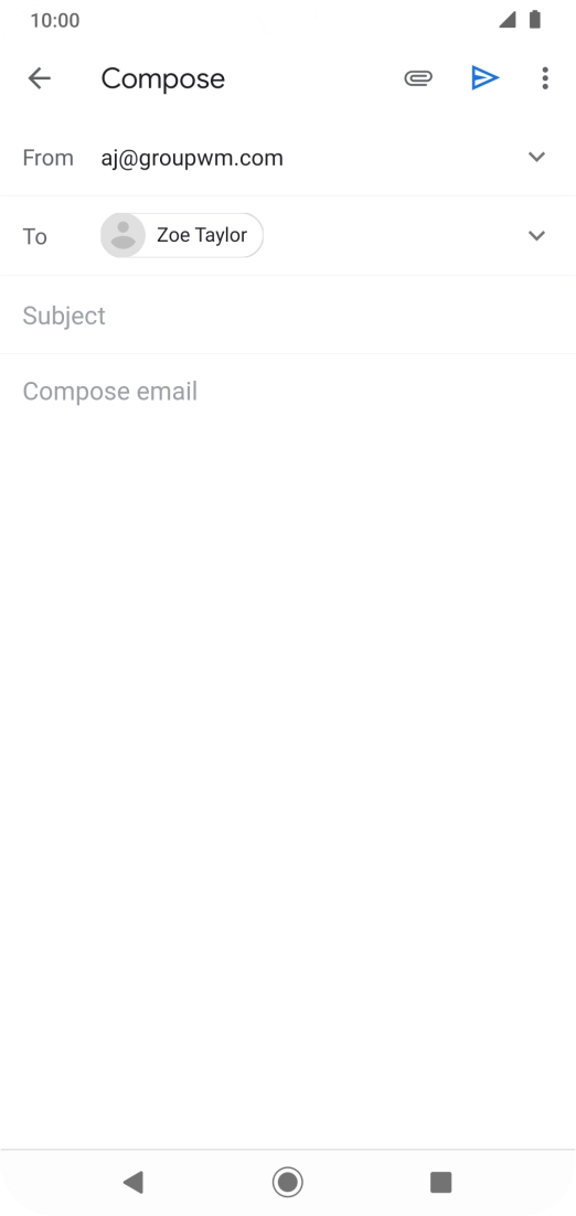 Press Subject and key in the required subject. Press Subject and key in the required subject.