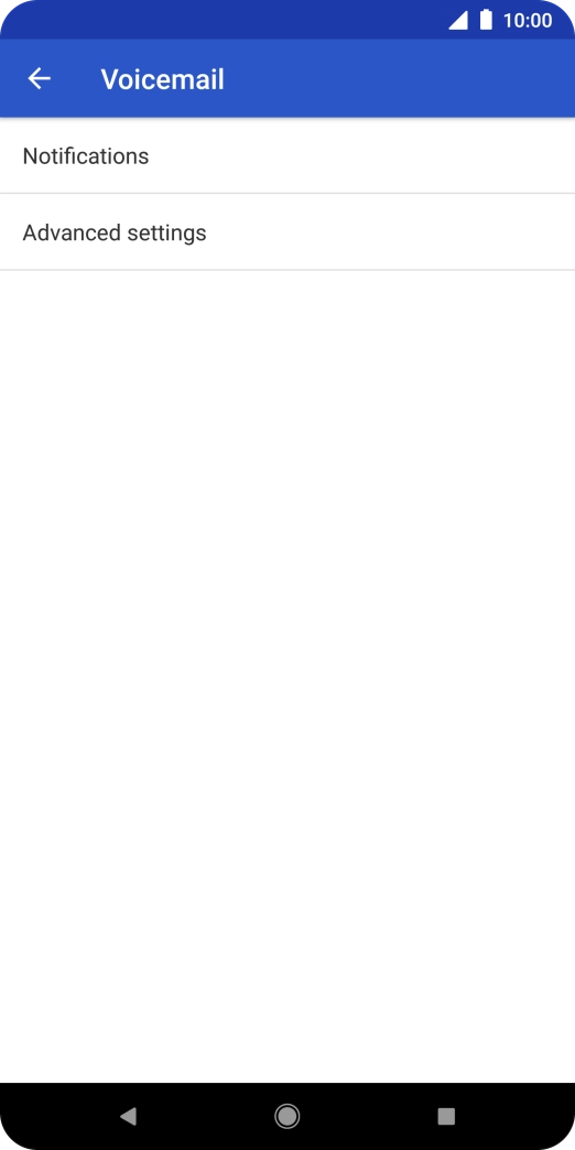 Press Advanced settings. Press Advanced settings.