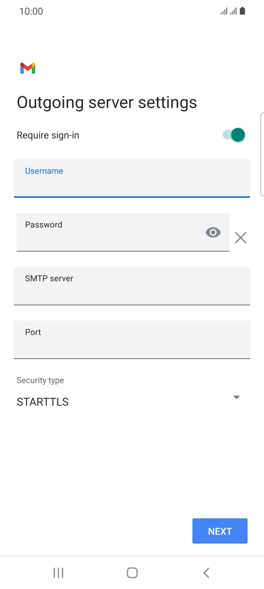 Press the field below Press the field below