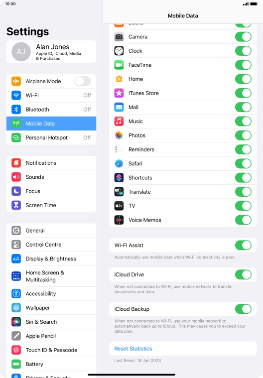 Press the indicator next to Press the indicator next to