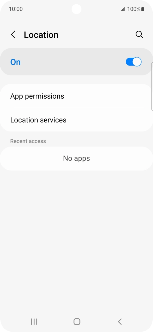Press App permissions. Press App permissions.