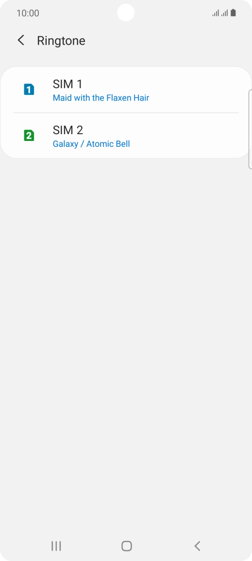 Press the Home key to return to the home screen. Press the Home key to return to the home screen.
