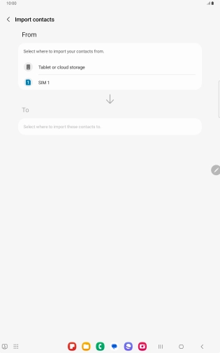 Press the name of the SIM. Press the name of the SIM.