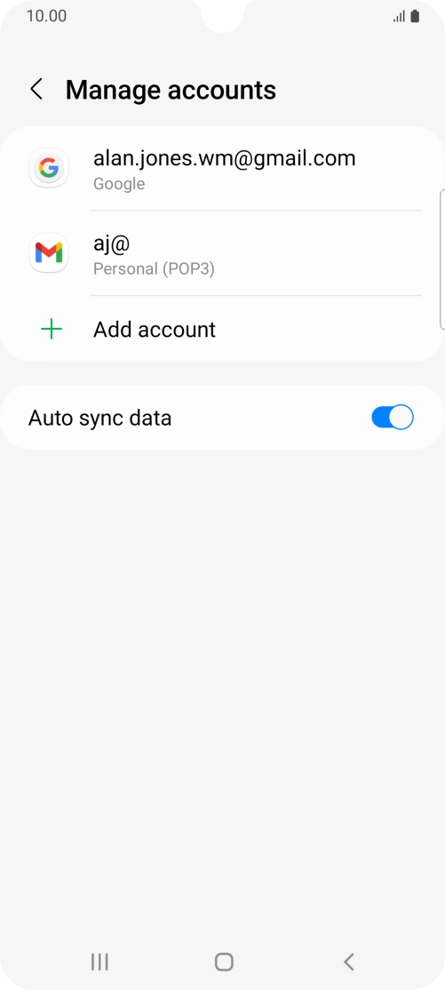 Press the Home key to return to the home screen. Press the Home key to return to the home screen.