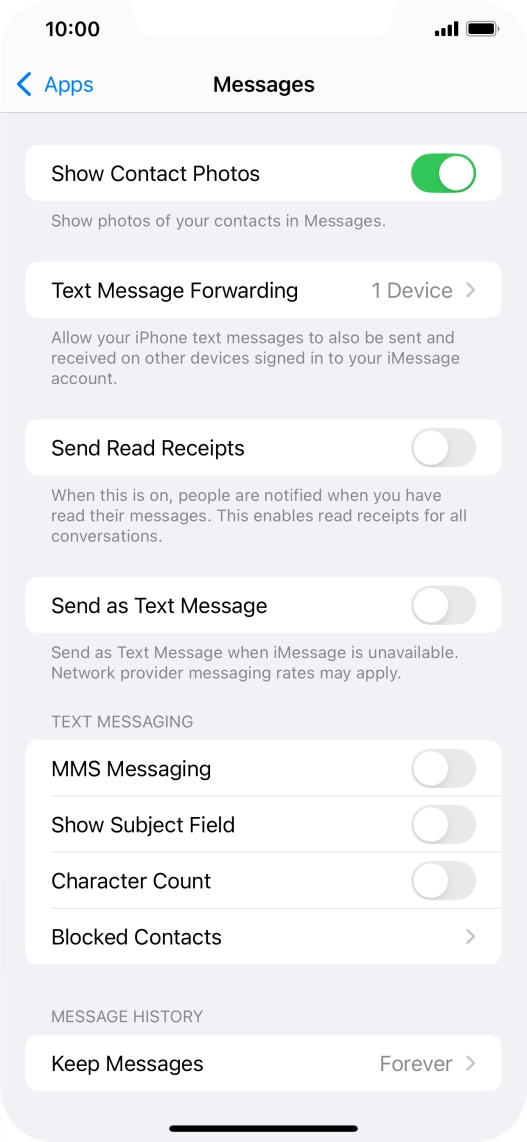 Press the indicator next to Press the indicator next to