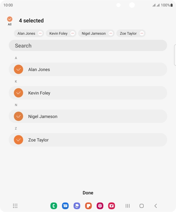 Press Done. Press Done.