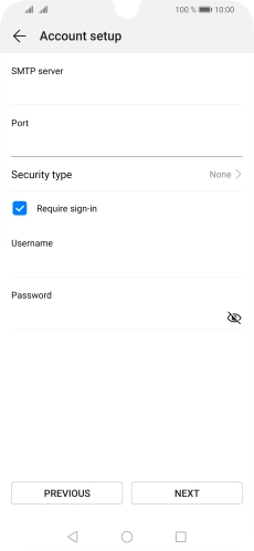 Press Security type. Press Security type.