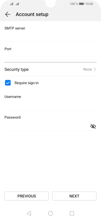 Press Security type. Press Security type.