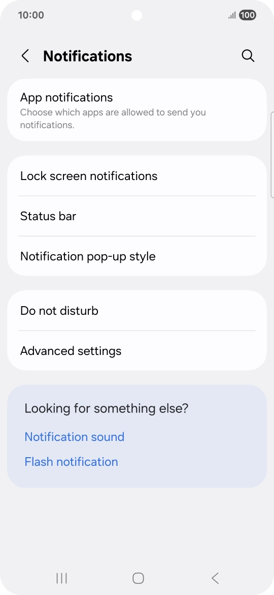 Press App notifications. Press App notifications.