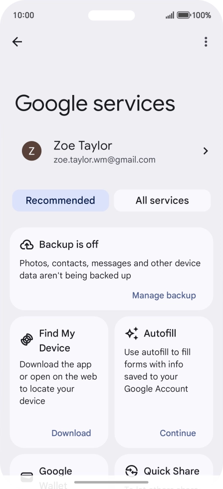 Press Find My Device. Press Find My Device.