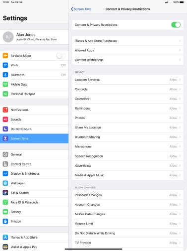Press arrow left. Press arrow left.