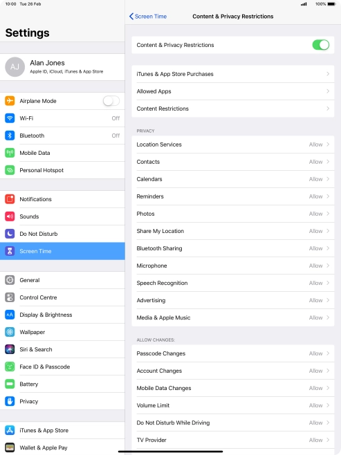 Press arrow left. Press arrow left.